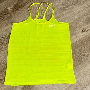 bright yellow nike tank top
